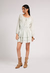 Cozton Long Sleeve Playsuit (Mint)