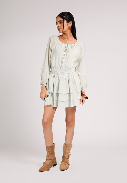 Cozton Long Sleeve Playsuit (Mint)