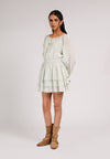 Cozton Long Sleeve Playsuit (Mint)