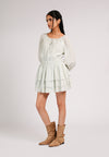 Cozton Long Sleeve Playsuit (Mint)