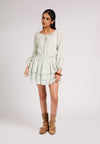Cozton Long Sleeve Playsuit (Mint)