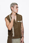 Plains & Prints x Randolf Cupid Sleeveless Vest Top (Brown)
