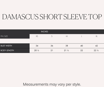 Raf Damascus Short Sleeve Top (Off-white)