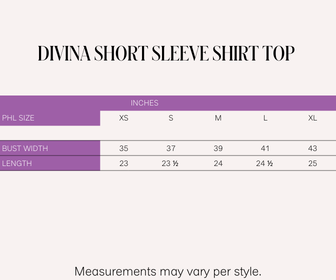 Summer Tees 2026 Divina Short Sleeve Shirt Top (Lavander)