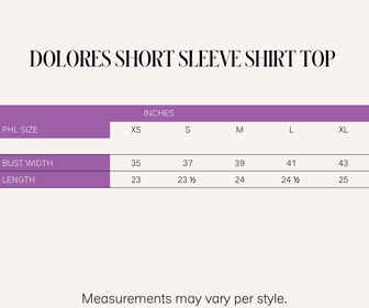 Summer Tees 2026 Dolores Short Sleeve Shirt Top (Sage)