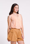 Brae Sleeveless Top(Salmon)