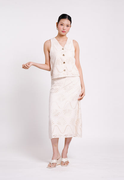 Bash Sleeveless Top (Cream)