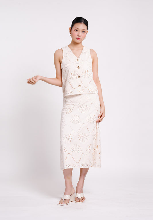 Bash Sleeveless Top (Cream)