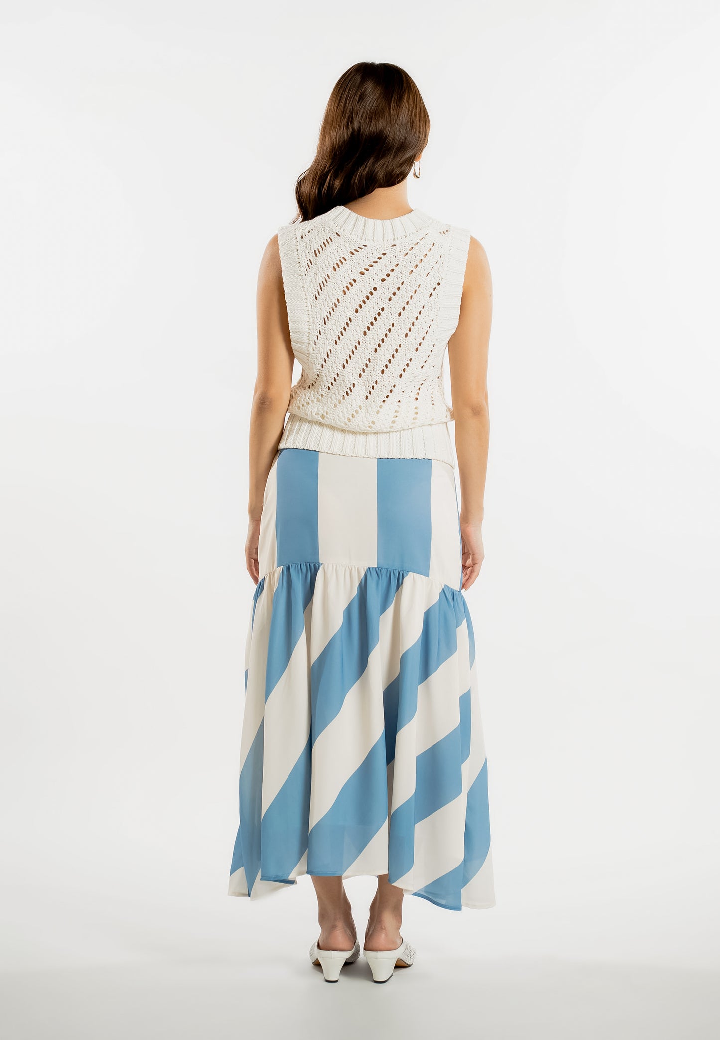 Raf Light Sleeveless Top (Offwhite)