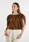 Raf Lake Short Sleeve Top (Brown)