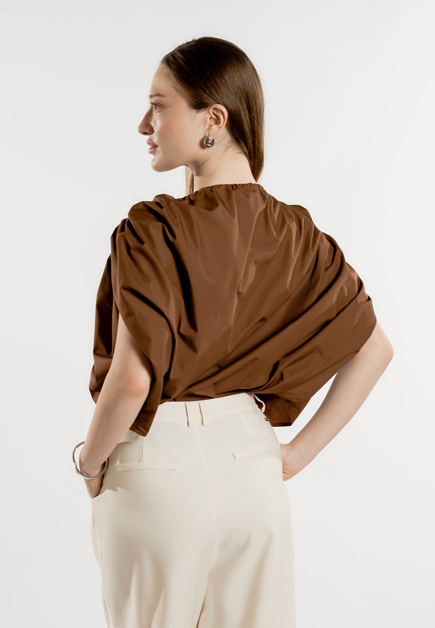 Raf Lake Short Sleeve Top (Brown)