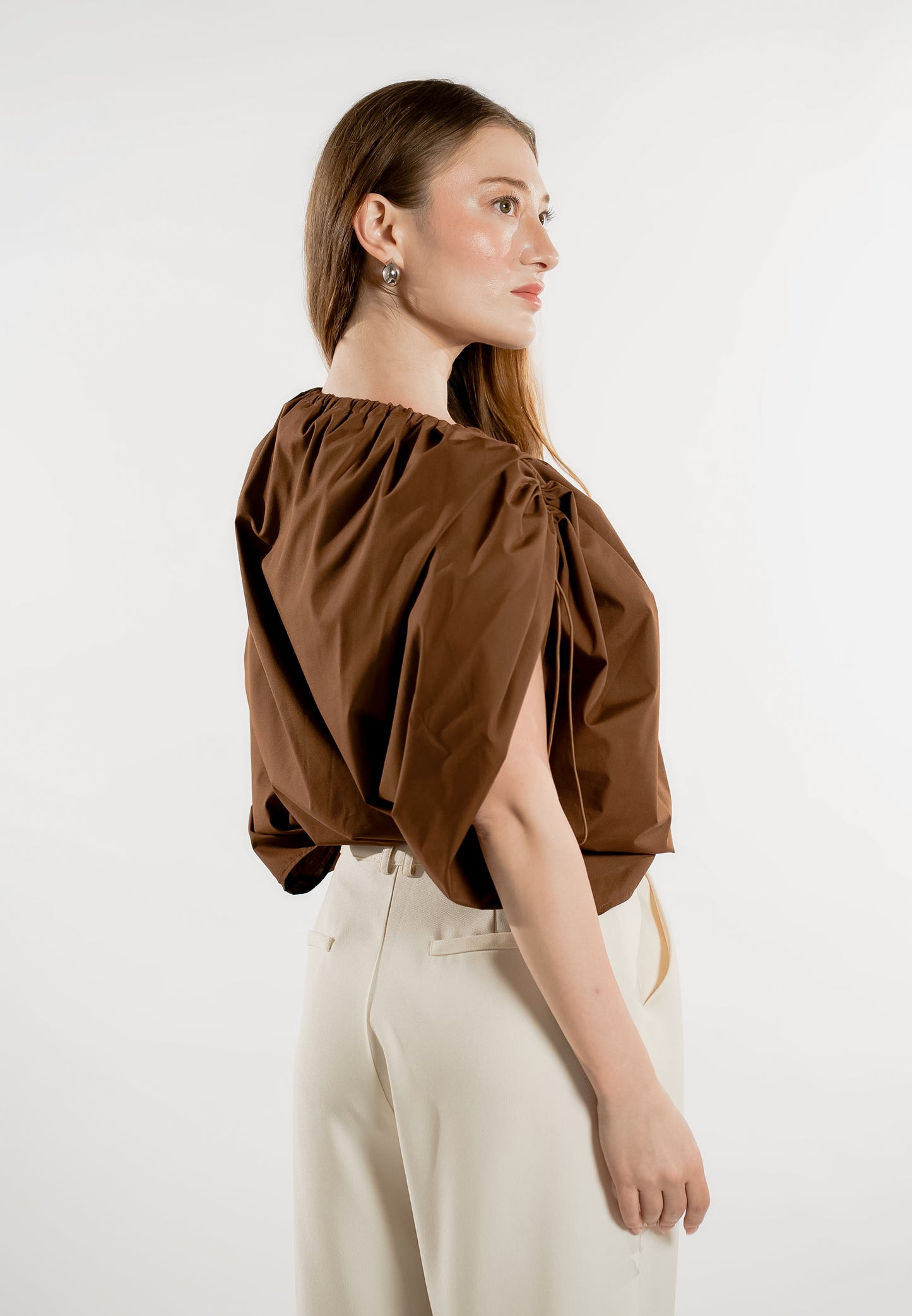 Raf Lake Short Sleeve Top (Brown)