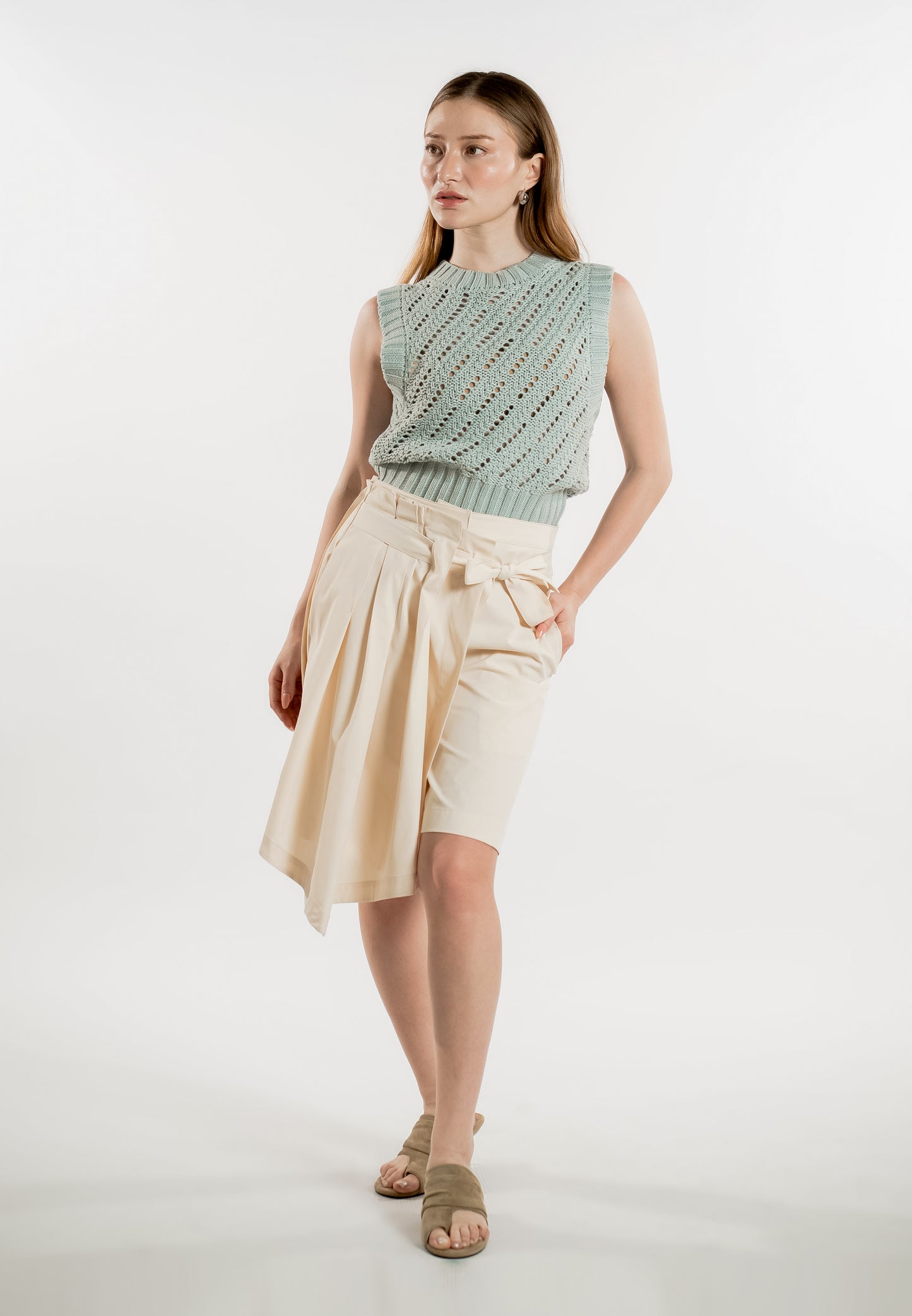 Raf Light Sleeveless Top (Blue)
