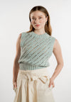Raf Light Sleeveless Top (Blue)