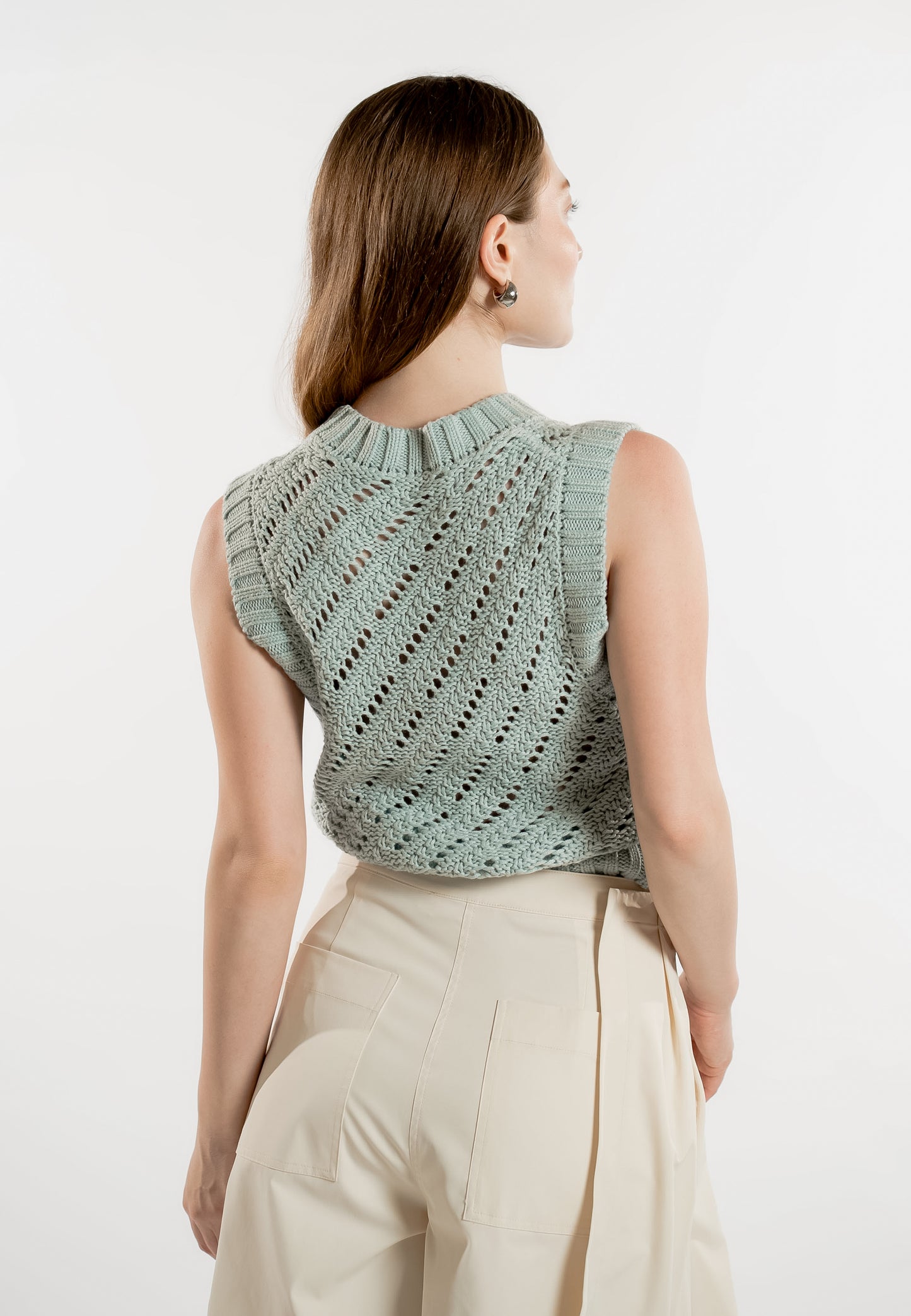 Raf Light Sleeveless Top (Blue)