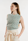 Raf Light Sleeveless Top (Blue)