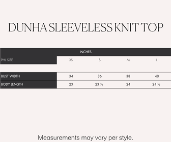 RAF Dunha Sleeveless Knit Top (Off-white)