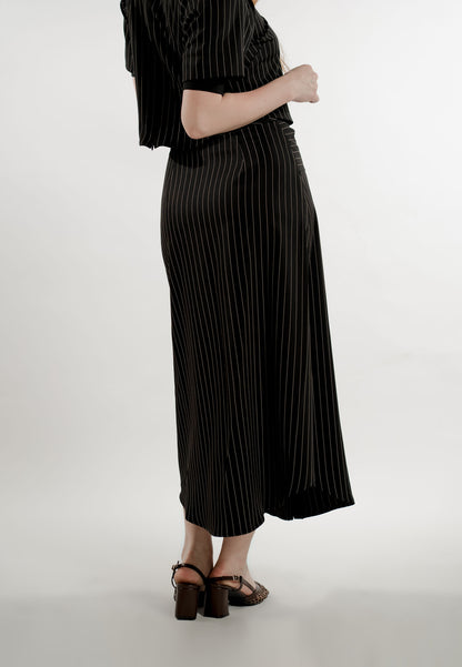 Emmi Skirt (Striped Black)