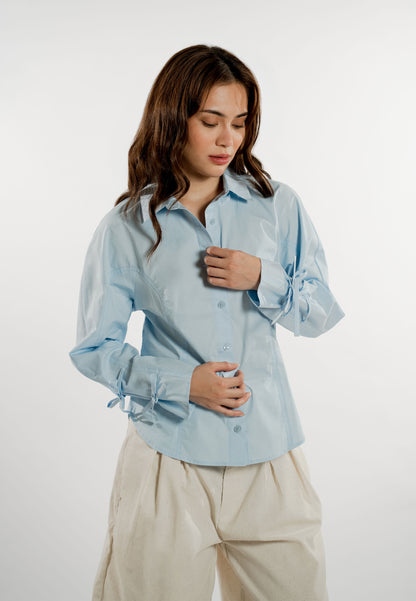 Emrys Long Sleeve Top (COOL BLU)