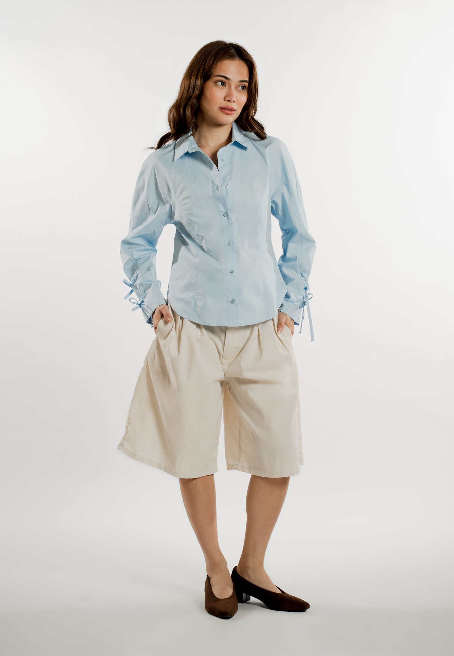 Emrys Long Sleeve Top (COOL BLU)