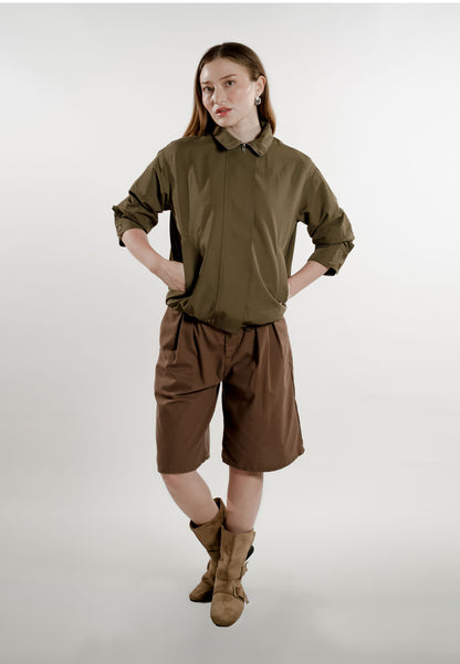 Ender Long Sleeve Jacket (Army Green)