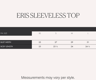 Raf Eris Sleeveless Top (Black)