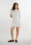 Evelina Short Sleeve Top (Offwhite)