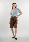Evren Short Sleeve Top (Light Blue)