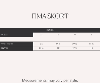 Raf Fima Skort (Blue)