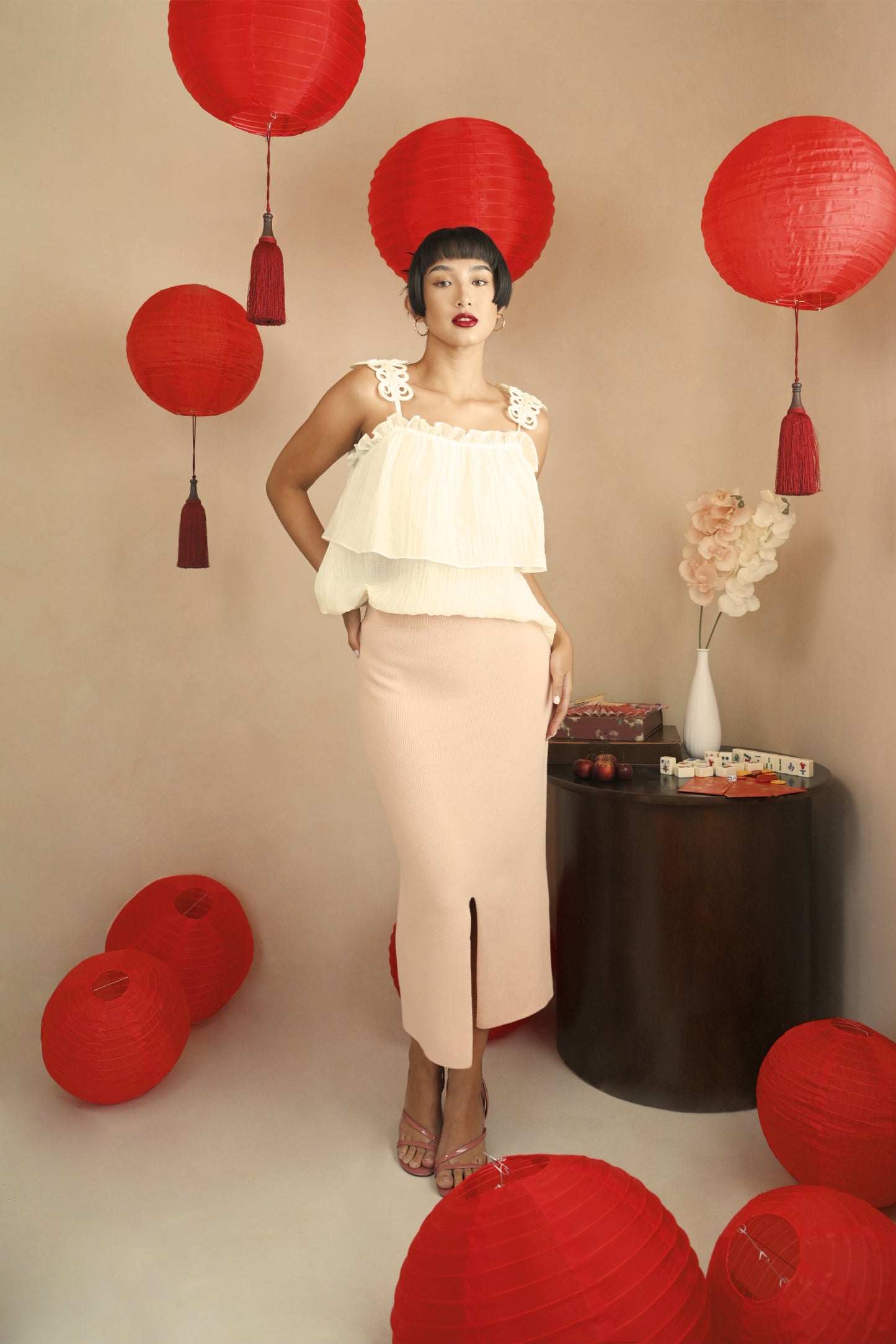 RAF Fortune Sleeveless Top (Offwhite)