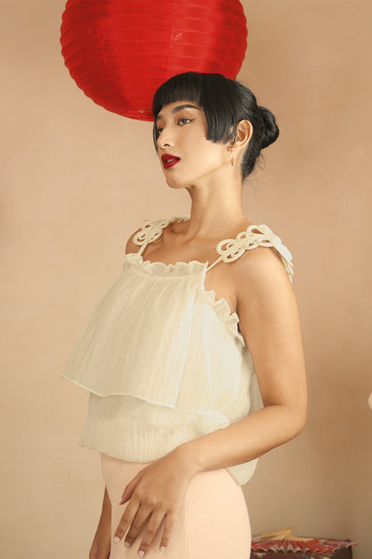 RAF Fortune Sleeveless Top (Offwhite)