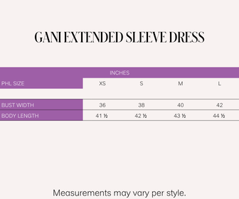 Nobleza Gani Extended Sleeve Dress (Yellow)