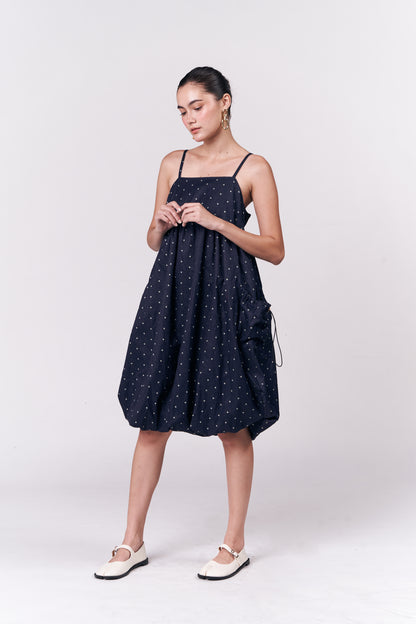 Raf Gentle Sleeveless Dress  (Navy)