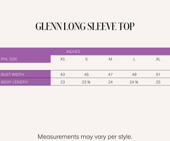 Nobleza Glenn Long Sleeve# Top (Cream)