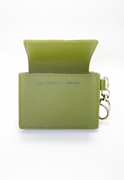 Plains & Prints × Pete Rich Card Wallet (Moss Green)
