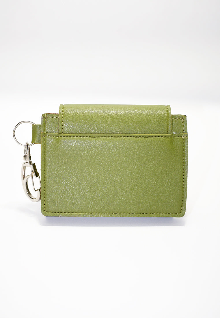 Plains & Prints × Pete Rich Card Wallet (Moss Green)