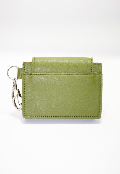 Plains & Prints × Pete Rich Card Wallet (Moss Green)
