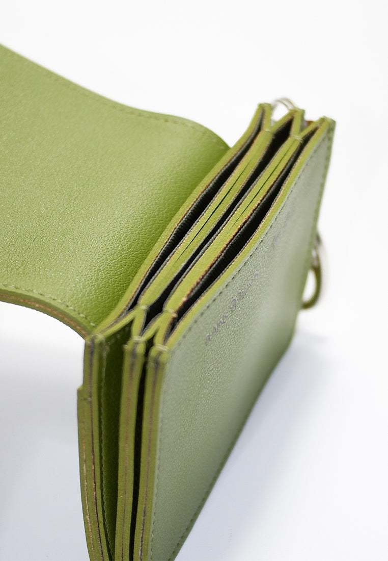 Plains & Prints × Pete Rich Card Wallet (Moss Green)