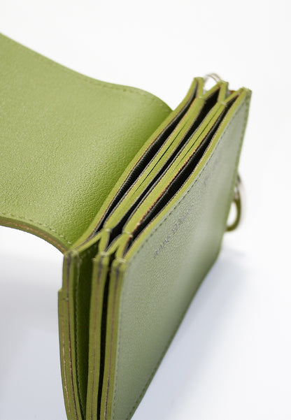 Plains & Prints × Pete Rich Card Wallet (Moss Green)