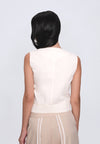 Hallaby Sleeveless Top (Cream)
