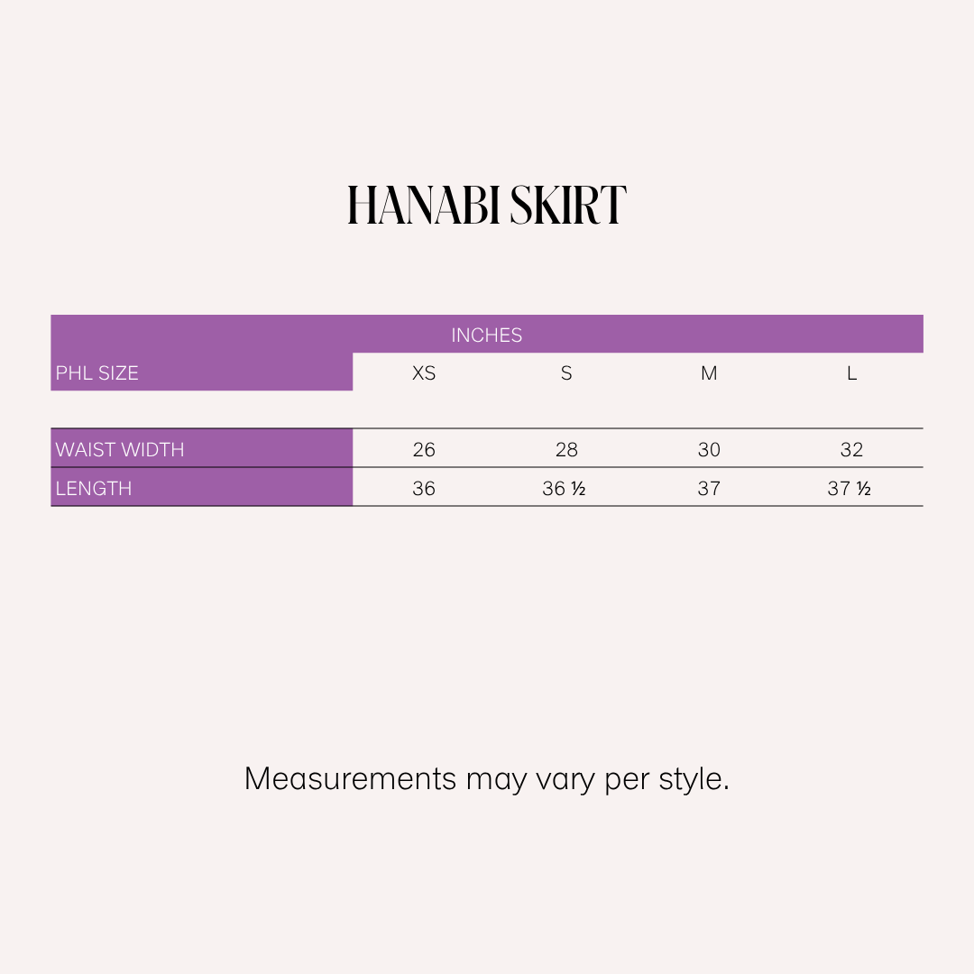 Sari- Sari Hanabi Skirt (Brown)