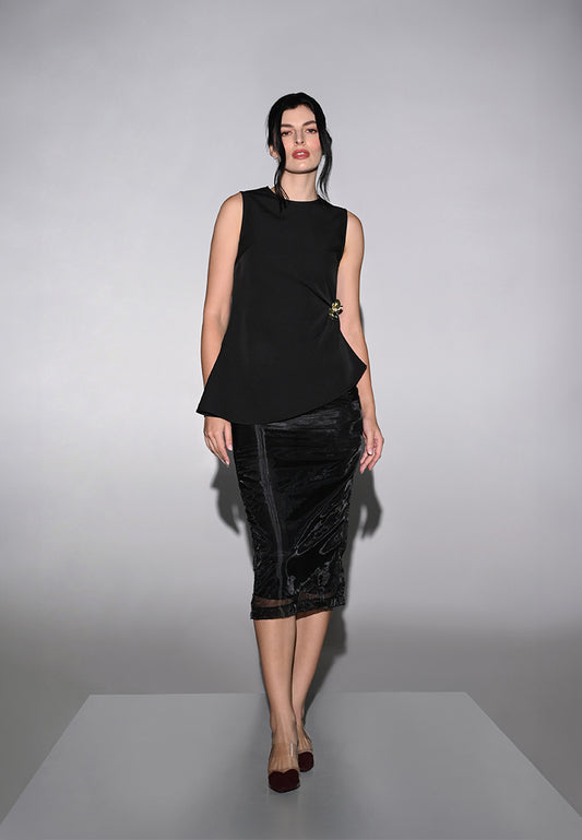 RAF Hills Sleeveless Top (Black)