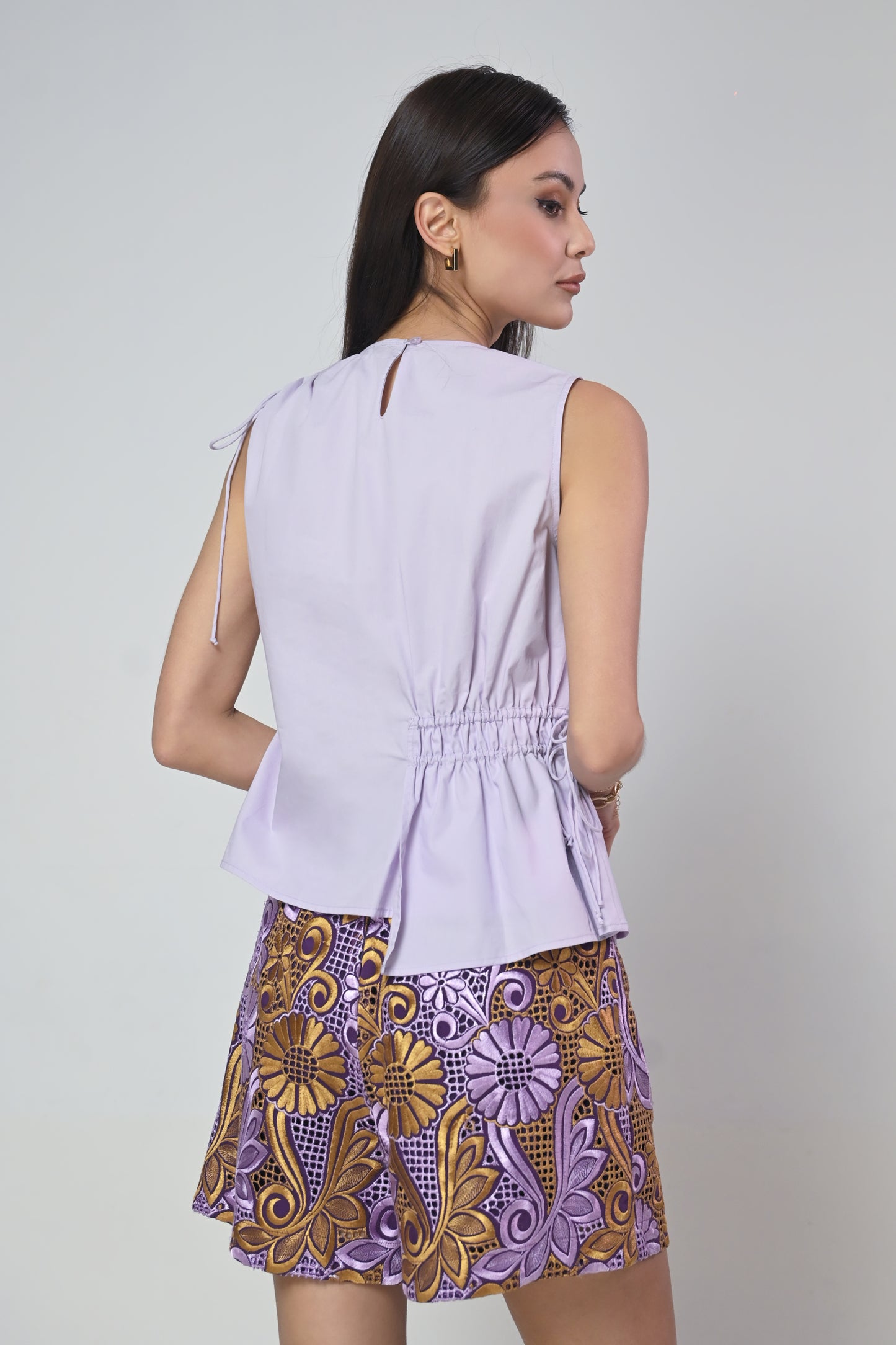 Terrain Idela Sleeveless Top (Purple)