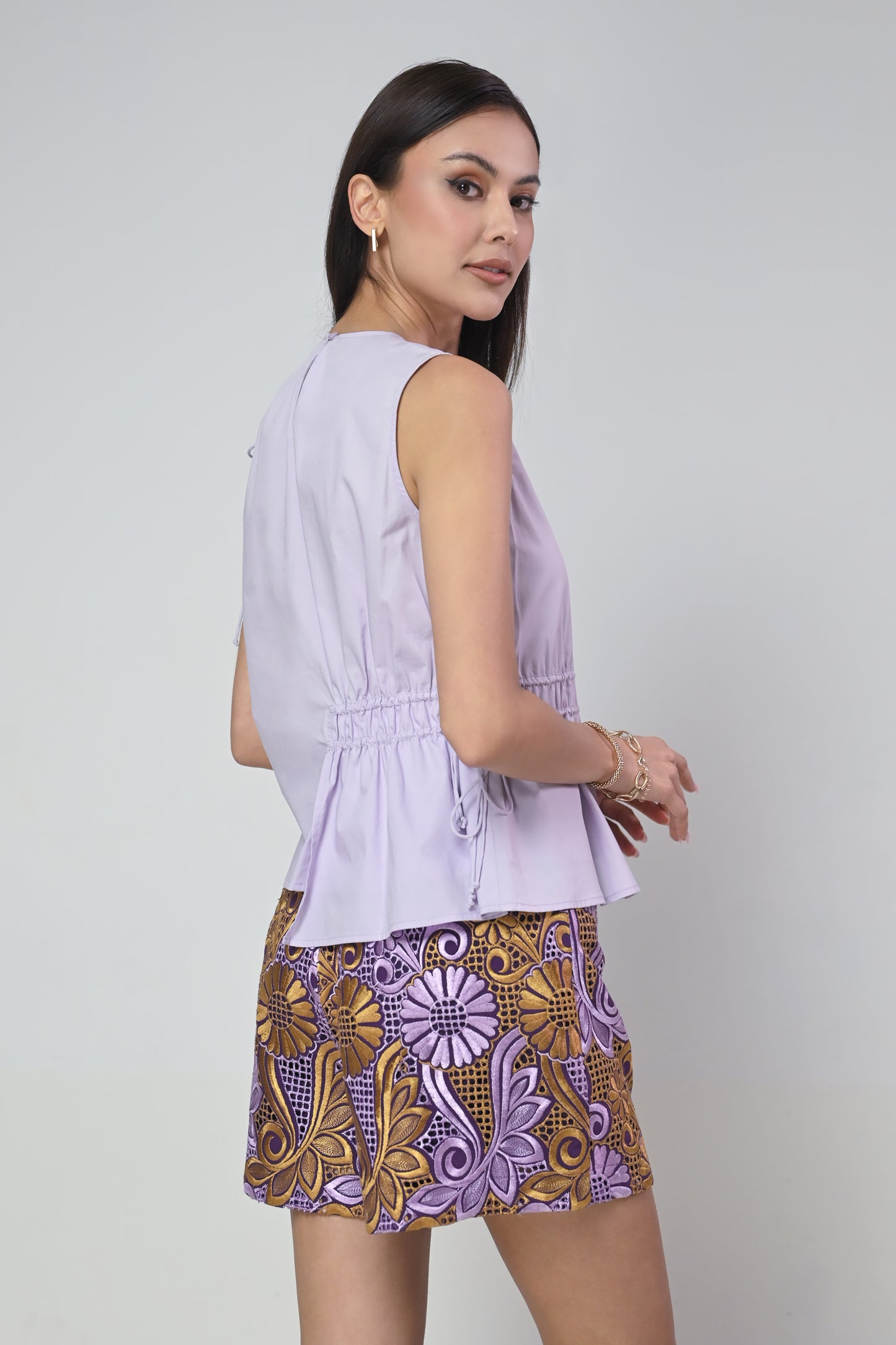 Terrain Idela Sleeveless Top (Purple)