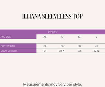 Holiday 2025 Illiana Sleeveless Top (Red)