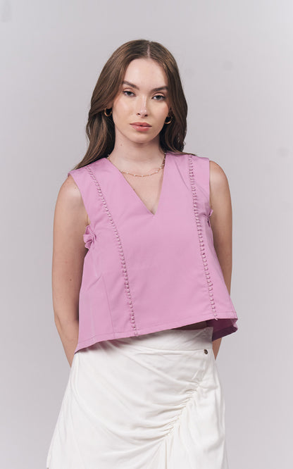 Innah Sleeveless Top (Lt.Pnk)