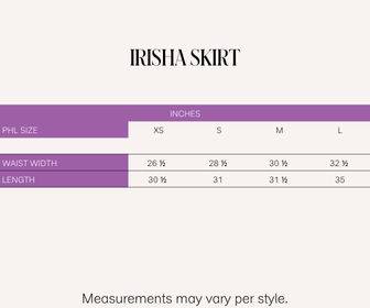 Holiday 2025 Irisha Skirt (Red)