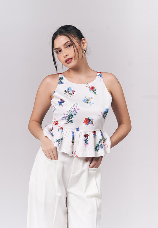 Izara Sleeveless Top (Multi)