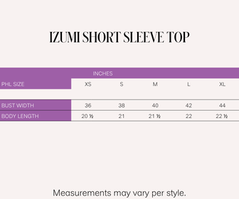 Holiday 2025 Izumi Short Sleeve Top (Yellow)