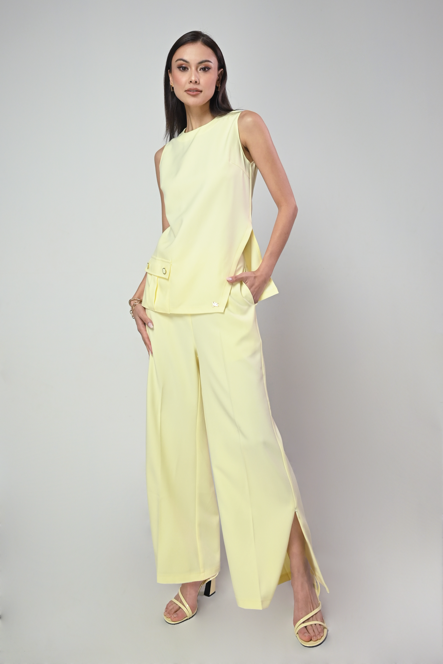 Terrain Inara Sleeveless Top (Butter)